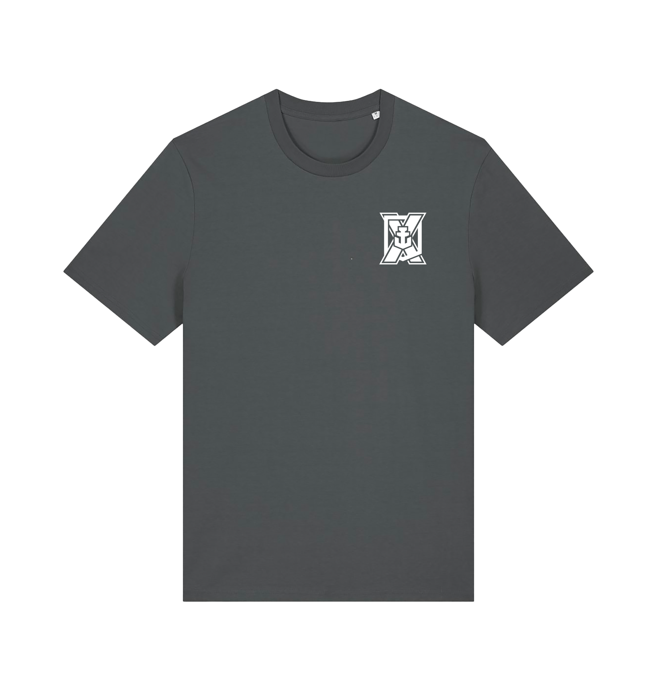 Anthracite Printed T-shirt Front
